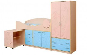 Набор мебели для детской Юниор -12.2 (700*1860) МДФ матовый в Казани - kazan.mebel-74.com | фото