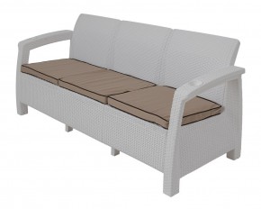 Диван Yalta Premium Sofa 3 Set (Ялта) белый (+подушки под спину) в Казани - kazan.mebel-74.com | фото