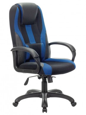 Кресло компьютерное BRABIX PREMIUM "Rapid GM-102" (экокожа/ткань, черное/синее) 532106 в Казани - kazan.mebel-74.com | фото