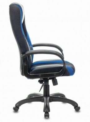 Кресло компьютерное BRABIX PREMIUM "Rapid GM-102" (экокожа/ткань, черное/синее) 532106 в Казани - kazan.mebel-74.com | фото