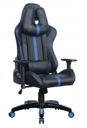 Кресло компьютерное BRABIX "GT Carbon GM-120" (черное/синее) 531930 в Казани - kazan.mebel-74.com | фото