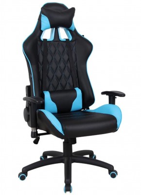 Кресло компьютерное BRABIX "GT Master GM-110" (черное/голубое) 531928 в Казани - kazan.mebel-74.com | фото