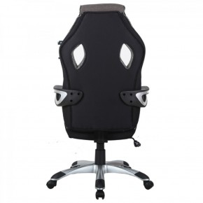 Кресло компьютерное BRABIX Techno GM-002 (ткань) черное/серое, вставки белые (531815) в Казани - kazan.mebel-74.com | фото