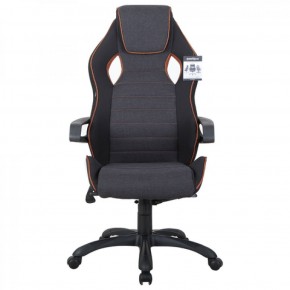 Кресло компьютерное BRABIX Techno Pro GM-003 (ткань черное/серое, вставки оранжевые) 531813 в Казани - kazan.mebel-74.com | фото