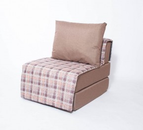 Кресло-кровать бескаркасное Харви (коричневый-квадро беж) в Казани - kazan.mebel-74.com | фото