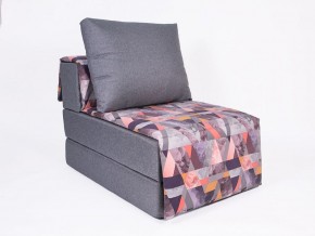 Кресло-кровать бескаркасное Харви (серый-сноу манго) в Казани - kazan.mebel-74.com | фото