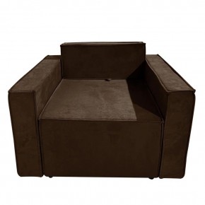 Кресло-кровать Принц КК1-ВК (велюр коричневый) в Казани - kazan.mebel-74.com | фото