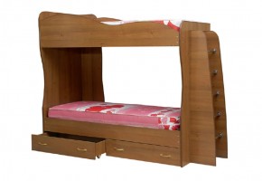 Кровать детская 2-х ярусная Юниор-1 (800*2000) ЛДСП в Казани - kazan.mebel-74.com | фото
