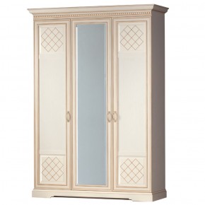 Шкаф для одежды 3-дверный №800 Парма кремовый белый в Казани - kazan.mebel-74.com | фото